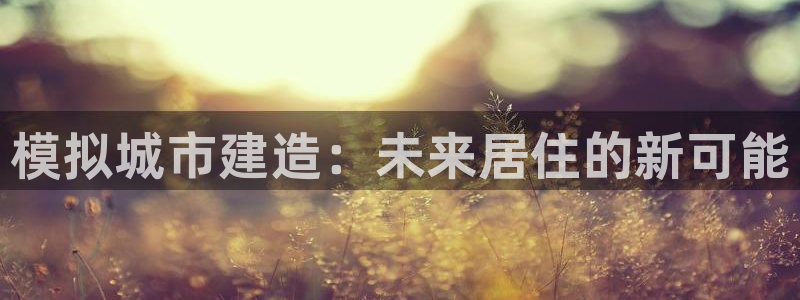 安信证券 12位：模拟城市建造：未来居住的新可能