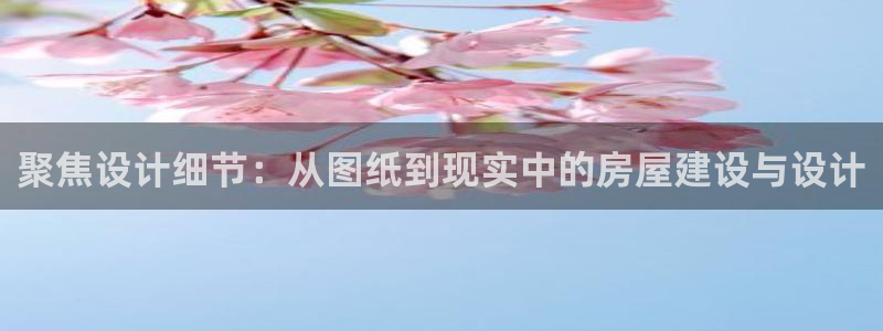 安信12开户：聚焦设计细节：从图纸到现实中的房屋建设与设计