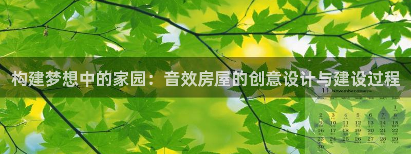 安信12靠谱吗：构建梦想中的家园：音效房屋的创意设计与建设过程