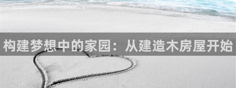 安信12平台怎么样：构建梦想中的家园：从建造木房屋开始