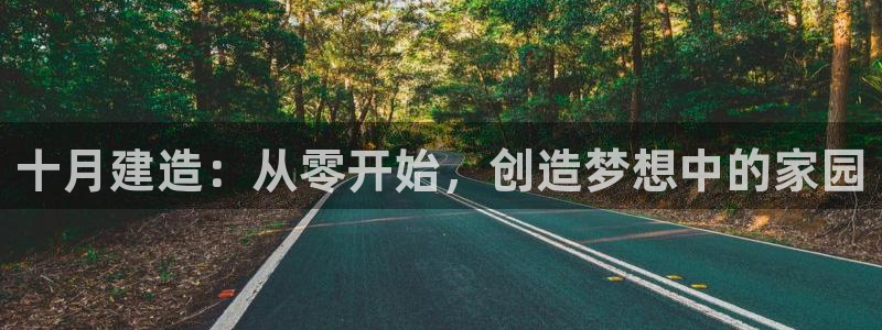 安信可12e12f：十月建造：从零开始，创造梦想中的家园