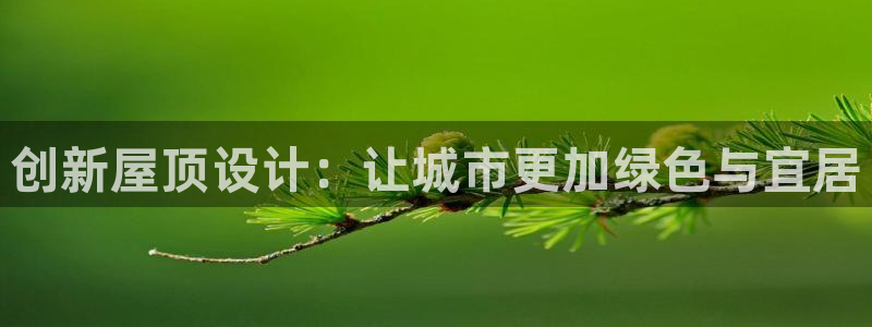 安信12是做什么：创新屋顶设计：让城市更加绿色与宜居