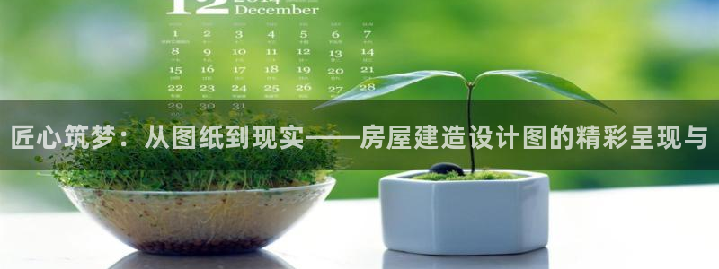 安信12娱乐招商探索空间：匠心筑梦：从图纸到现实——房屋建造设计图的精彩呈现与