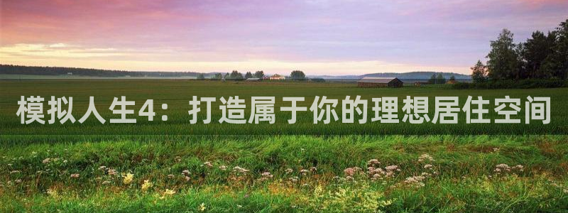 安信12是正轨网站吗：模拟人生4：打造属于你的理想居住空间