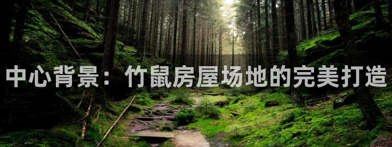 安信12月金股：中心背景：竹鼠房屋场地的完美打造