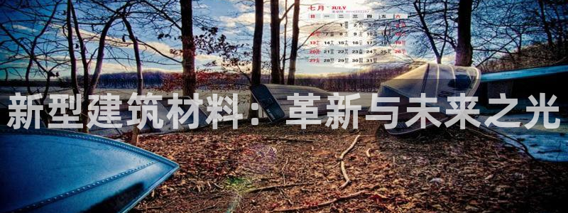 安信12彩票在线网址：新型建筑材料：革新与未来之光