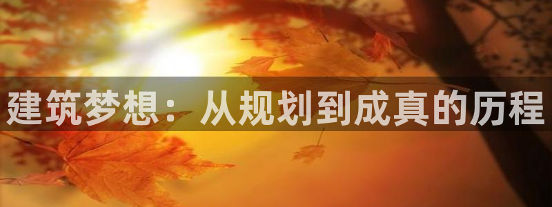 安信12级灯牌：建筑梦想：从规划到成真的历程